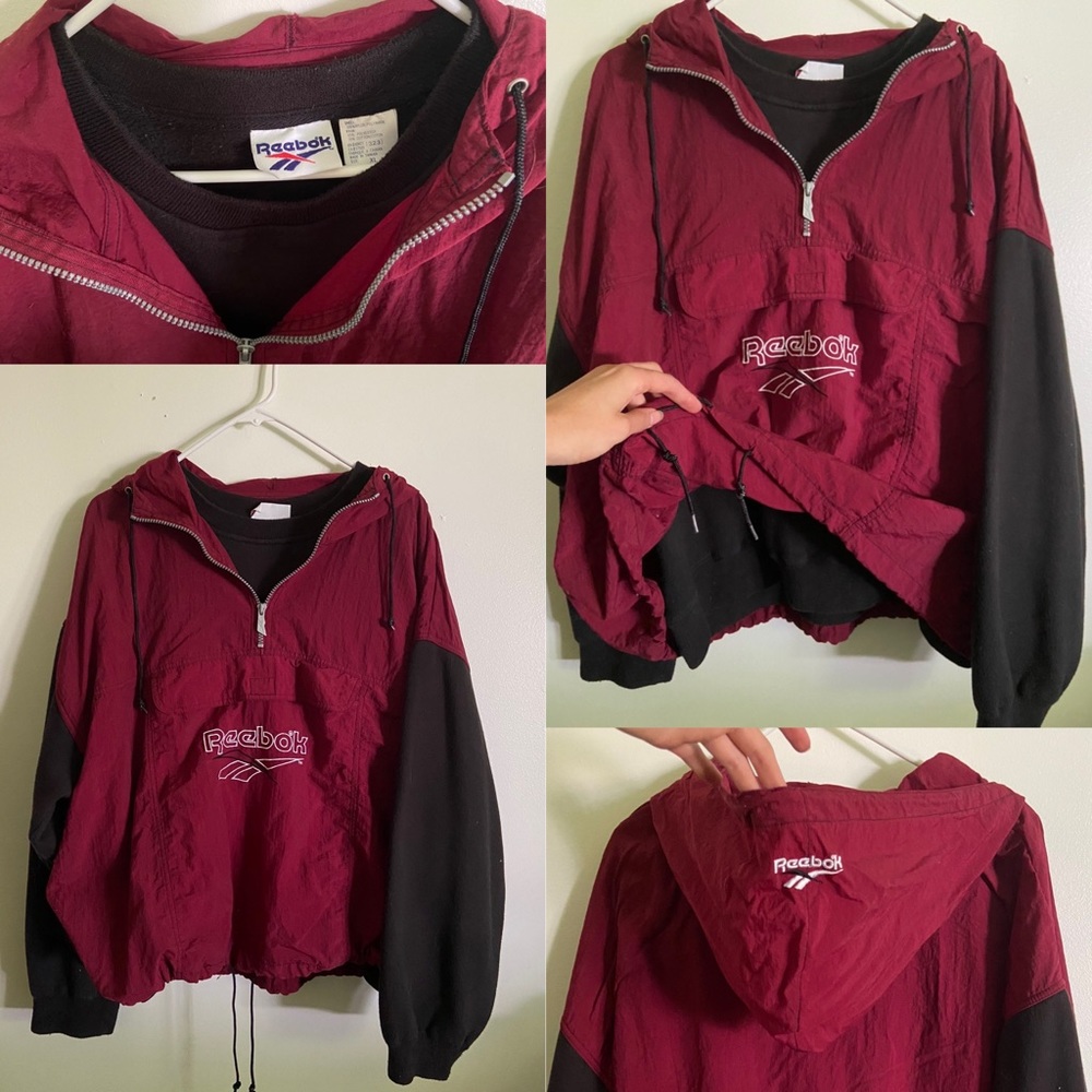 Reebok Windbreaker sweater pullover